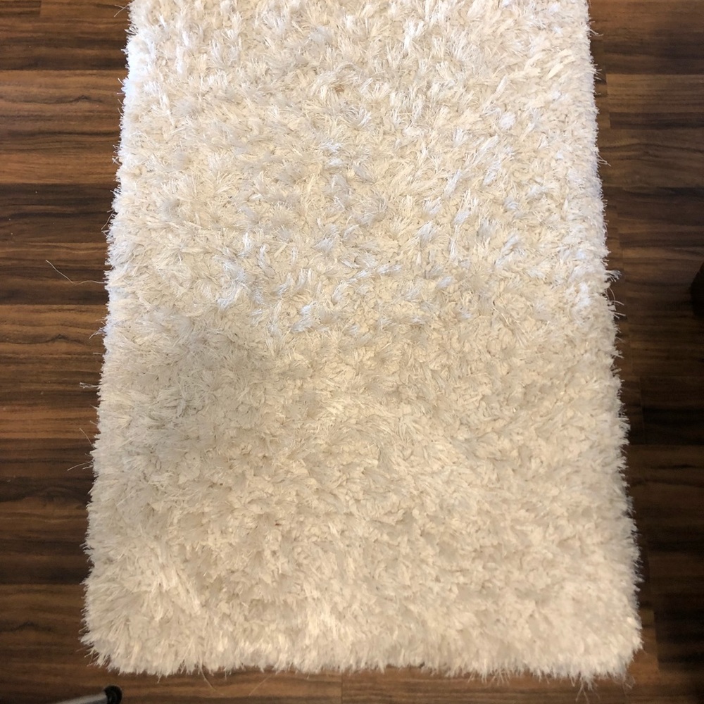 White “fur” rug